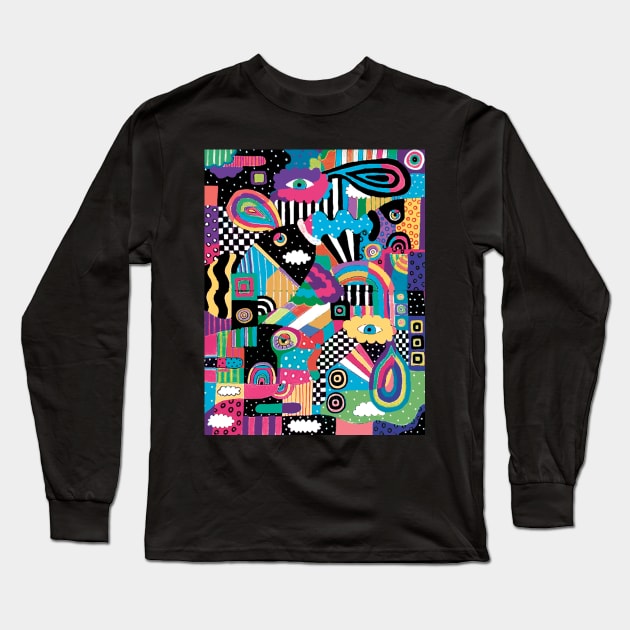 Rainbow Dreams Long Sleeve T-Shirt by saif